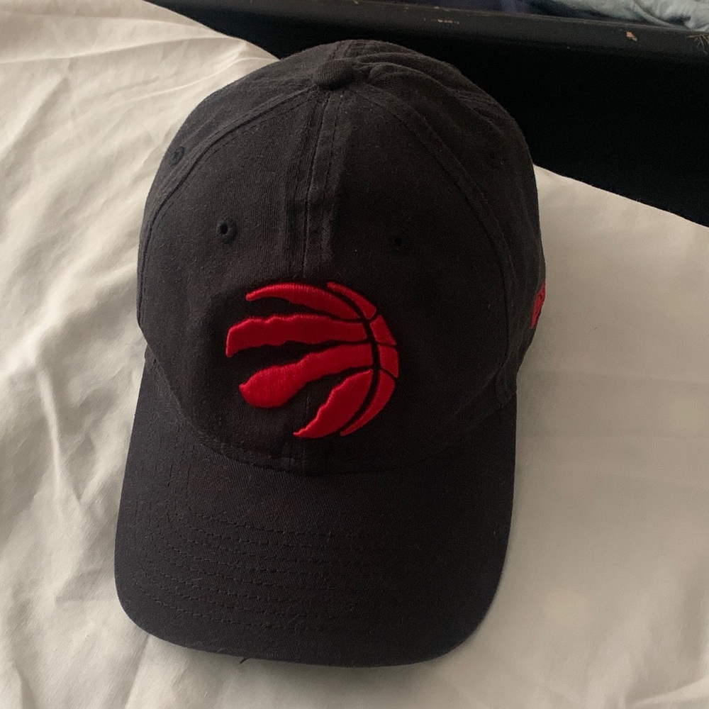 Black Cap with Red Logo